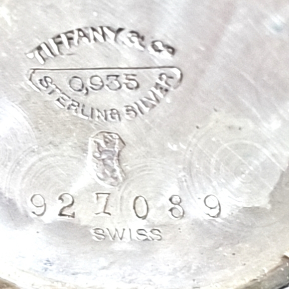 Tiffany's Sterling Silver Pin Set Vintage Watch Necklace - Picture 5 of 16